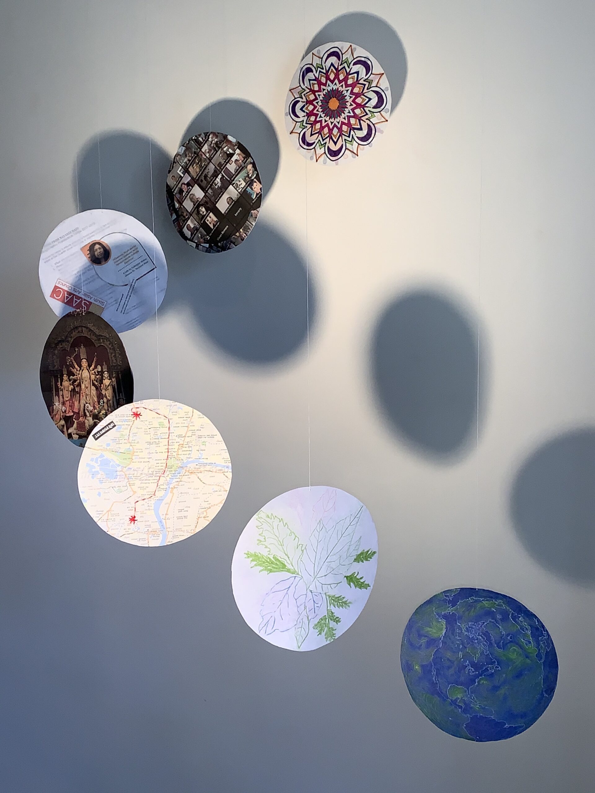 Layered lives- Nayanee and Carol conversation- Nov 2020- CarolNewborg- mixed media